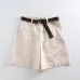 2019 Summer Leisure Thin Shorts for Women Loose Large Size Wide Leg Shorts with High Waist Female A-line Short Feminino 4 Colors