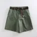 2019 Summer Leisure Thin Shorts for Women Loose Large Size Wide Leg Shorts with High Waist Female A-line Short Feminino 4 Colors