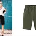 2019 Summer large size women shorts Loose Cotton Solid Color casual shorts Female plus size 6XL short pants
