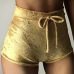 2019 Women Velvet Drawstring Shorts Casual High Waist Spring Summer Sexy Skinny Short Pants FS99