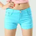 2019 Women's Shorts Denim Shorts Women Cotton Candy Color Short Jeans For Women Mid Waist Black White Sexy Short Feminino