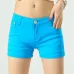 2019 Women's Shorts Denim Shorts Women Cotton Candy Color Short Jeans For Women Mid Waist Black White Sexy Short Feminino