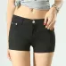 2019 Women's Shorts Denim Shorts Women Cotton Candy Color Short Jeans For Women Mid Waist Black White Sexy Short Feminino