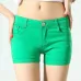 2019 Women's Shorts Denim Shorts Women Cotton Candy Color Short Jeans For Women Mid Waist Black White Sexy Short Feminino