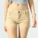 2019 Women's Shorts Denim Shorts Women Cotton Candy Color Short Jeans For Women Mid Waist Black White Sexy Short Feminino