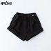 Aproms Casual Blue Denim Shorts Women Sexy High Waist Buttons Pockets Slim Fit Shorts 2019 Summer Beach Streetwear Jeans Shorts