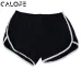CALOFE Black Sexy Shorts Sports Gym Shorts Women Fitness Sportwear Shorts Female Plus Size Casual Running Workout Skinny Trunks