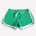 Causal Summer Girls Women Multicolors Shorts Ladies Cotton Soft Cozy Elastic Skinny Patchwork Shorts Size S/M/L