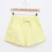 DANJEANER 2018 Summer Style Shorts Women Candy Color Elastic With Belt Short Women Home casual Cotton shorts