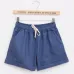 DANJEANER 2018 Summer Style Shorts Women Candy Color Elastic With Belt Short Women Home casual Cotton shorts