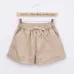 DANJEANER 2018 Summer Style Shorts Women Candy Color Elastic With Belt Short Women Home casual Cotton shorts