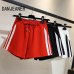 DANJEANER 2018 Summer Women Drawstring Sport Shorts Casual Wide Leg Shorts Female High Waist Loose Casual Street Shorts