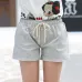 DANJEANER Women Cotton Shorts 2018 Summer Fashion Candy Color Elastic Waist Drawstring Short Pants Woman Casual Plus Size Shorts
