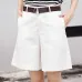 EXOTAO Summer Women Shorts Loose OL High Waist Pantalones Mujer Fashion Wide Leg Short Pants All-Match 5 Colors Cortos