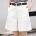 EXOTAO Summer Women Shorts Loose OL High Waist Pantalones Mujer Fashion Wide Leg Short Pants All-Match 5 Colors Cortos