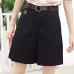 EXOTAO Summer Women Shorts Loose OL High Waist Pantalones Mujer Fashion Wide Leg Short Pants All-Match 5 Colors Cortos