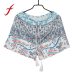 FEITONG 2019 New Fashion Shorts Women Sexy Hot Summer printed High Waist Shorts Loose Casual Short feminino Plus Size XXL