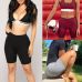 Fashion New Lady Women's Casual Fitness Half High Waist Quick Dry Skinny Bike Shorts 3 Colors High Quality