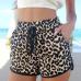 Fashion Summer Women Leopard Print Trousers European & American Charming Sexy Ladies Casual Short Feminino Shorts