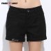 FreeArmy Brand Women's Shorts Summer Two Designs Female Casual Cotton Shorts Women Plain Denim Shorts Embroidery Short Lady