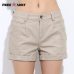 FreeArmy Brand Women's Shorts Summer Two Designs Female Casual Cotton Shorts Women Plain Denim Shorts Embroidery Short Lady