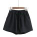 GUMPRUN Shorts Women Loose 2019 New Summer High Waist Sports Korean Shorts Casual Plus Size Wide Leg Black Womens Biker Shorts