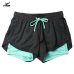 HTLD Summer Double Layer Shorts Women Skinny Fitness Shorts Women Elastic Casual Shorts Female Joggings pantalones cortos mujer