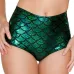 High Waist Candy Color Patent Leather Sexy Pole Dance Booty Shorts Clubwear Micro Shorts Fish Scale Perlage Mini Short Mujer