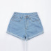 High Waist Denim Shorts Size XL Female Short Jeans for Women 2016 Summer Ladies Hot Shorts solid crimping denim shorts