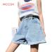 High Waist Women Denim Shorts 2019 New Korean Retro Female Summer Casual Wear A-line Wide Leg  Thin Loose  Shorts