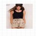 Hot Fashion Women Lady Sexy  Shorts Summer Casual Shorts High Waist Short Beach Bow Shorts Trousers