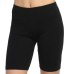 New Fashionable Women Solid Color High Elasticity Gym Active Hot Sale Sink Mid Waist Cycling Slim Shorts For Ladies