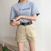 New Summer Autumn Casual Sashes Denim Shorts Women Wide High Waist Loose Leg Shorts Slim All-Match Sporting Shorts Female Mw432