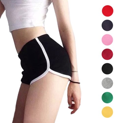 New Summer Shorts Women Casual Sexy Fitness Workout Waistband Skinny Short Elastic Waist Running Breathable Cotton Short Pants