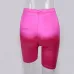 NewAsia Neon Biker Shorts Women 2019 New Solid Color Spandex Elastic High Waist Shorts Pink Sexy Bodycon Summer Shorts Black Red