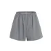 Night Light Reflective Shorts Women Hip Hop Shiny Short Pants Casual Shorts Solid Color Low waist Elastic Waist Sexy Shorts