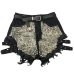 Rivet denim shorts 2019 summer spring women high waist loose tassel jeans shorts