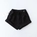 Summer 2019 women Pleat curling shorts denim hot shorts female denim casual shorts  High waist Split Hem denim shorts for women