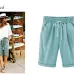 Summer Large Size Shorts Women Candy Color Elastic Comfortable Cotton Womens Short Female shorts Plus size M-7xL 8XL  8 Color
