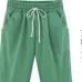 Summer Large Size Shorts Women Candy Color Elastic Comfortable Cotton Womens Short Female shorts Plus size M-7xL 8XL  8 Color