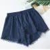 Summer Newest Style Fashion Vintage Elastic High Waist Female Chiffon Shorts Women Casual Shorts Boho Beach Trousers girls Short