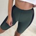 Summer Short Pant Women Half Length Elastic Waist Mesh Patch Stretch Shorts High Waist Shorts For Women