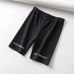 Summer biker shorts 2019 women elastic waist skinny fitness korean casual sexy Letter print black shorts pantalones  black