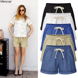 Summer denim shorts for women harem big size shorts cotton women hot shorts 7 colors M-7XL