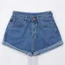 Vintage High Waist Crimping Denim Shorts Women 2019 Europe Style New Fashion Brand Slim Casual Femme Short Jeans Mujer Plus Size