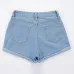 Vintage High Waist Crimping Denim Shorts Women 2019 Europe Style New Fashion Brand Slim Casual Femme Short Jeans Mujer Plus Size
