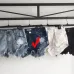Vintage Ripped Hole Fringe Black/White/Blue Shorts Women Casual Pocket Jeans Shorts Summer Girl Hot Shorts