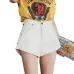 WENYUJH Vintage High Waist Crimping Denim Shorts Women 2019 Korean Style Casual Shorts Jeans Summer Hot Short Pants Women