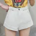 WENYUJH Vintage High Waist Crimping Denim Shorts Women 2019 Korean Style Casual Shorts Jeans Summer Hot Short Pants Women
