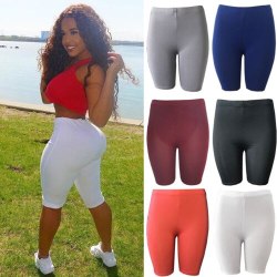 Women Girl Sports Shorts Running Gym Fitness Short Pants Workout Beach Casual Unisex Solid Skinny Sheath Hot Shorts Summer